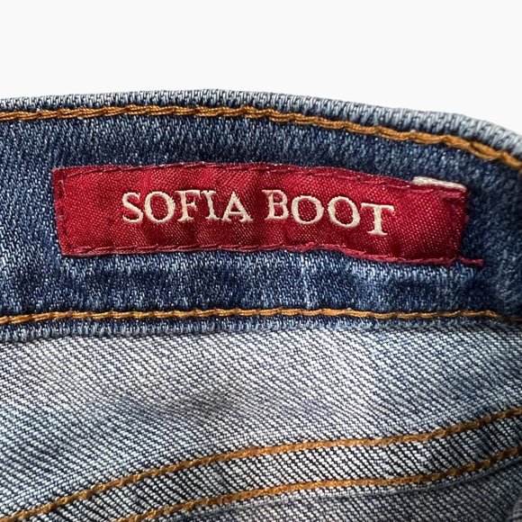 Lucky Brand Sofia Boot Low Rise Denim Jeans Size 8 Womens - Picture 14 of 16